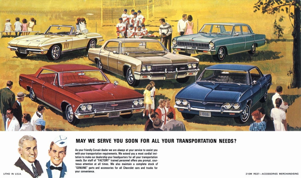 1966 Chevrolet Corvair Accessories Brochure Page 3